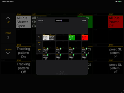 A custom dashboard combining buttons from multiple Companion pages.
