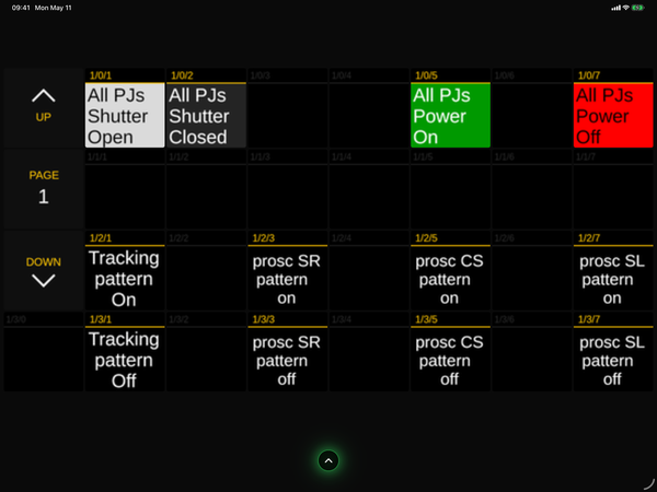 CyberDeck on iPhone in landscape, showing a Companion surface with live button state.